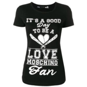 Love Moschino “it’s A Good Day” Black T-Shirt